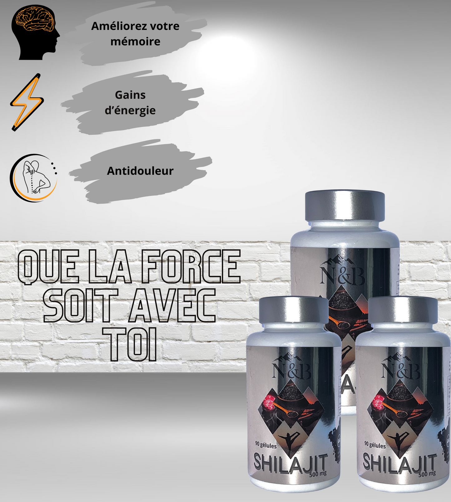 Shilajit Nature & Bien-Être - 90 gélule